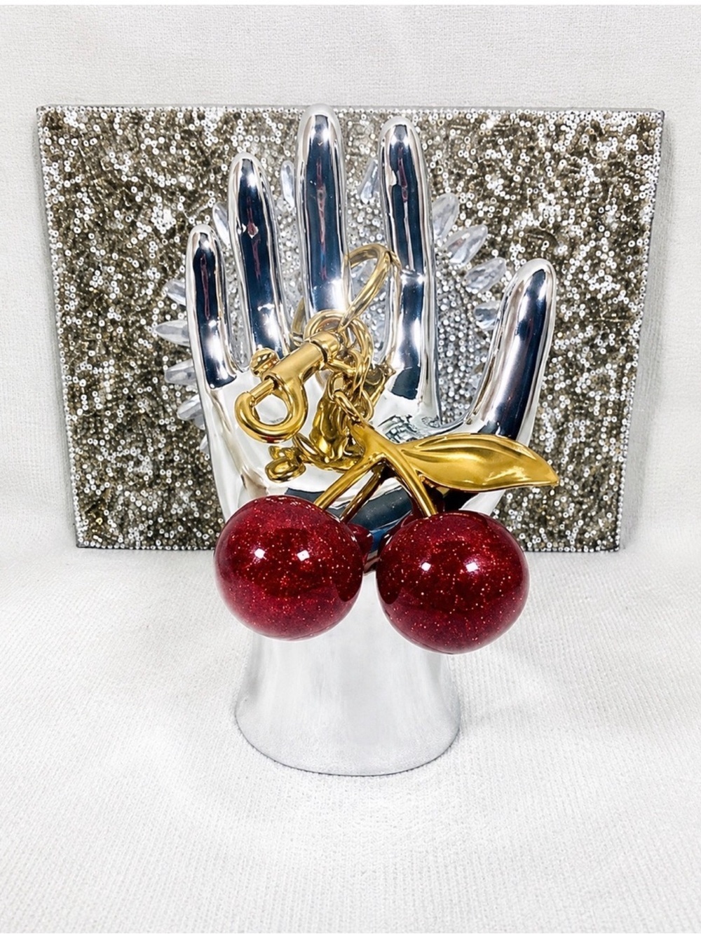 Red Cherry Keychain Charm | Bag Charm